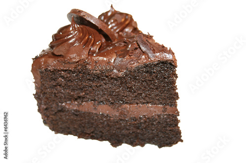 Slice of Chocolate Cake