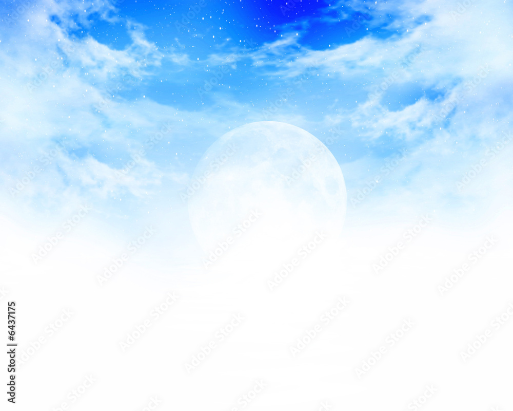 Moon in the clouds Moon in the clouds