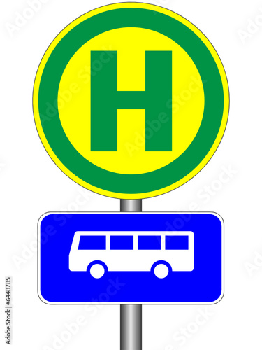Bushaltestelle - Buslinie