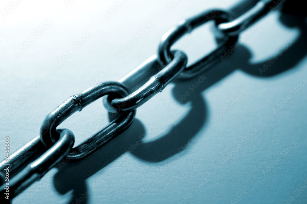 Fototapeta premium Steel chain links