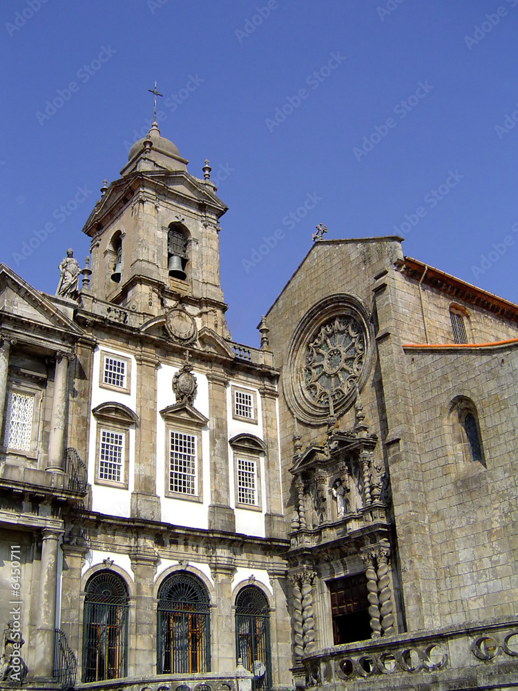 Church and a museum in Porto, Portugal