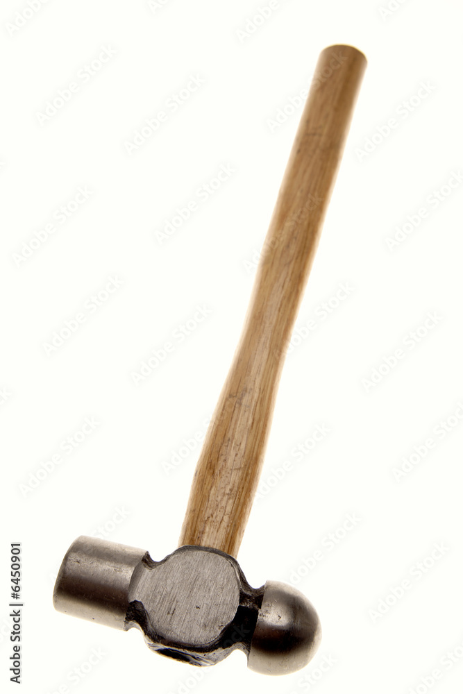Engineer's hammer isolated on white Engineer's hammer isolated on white
