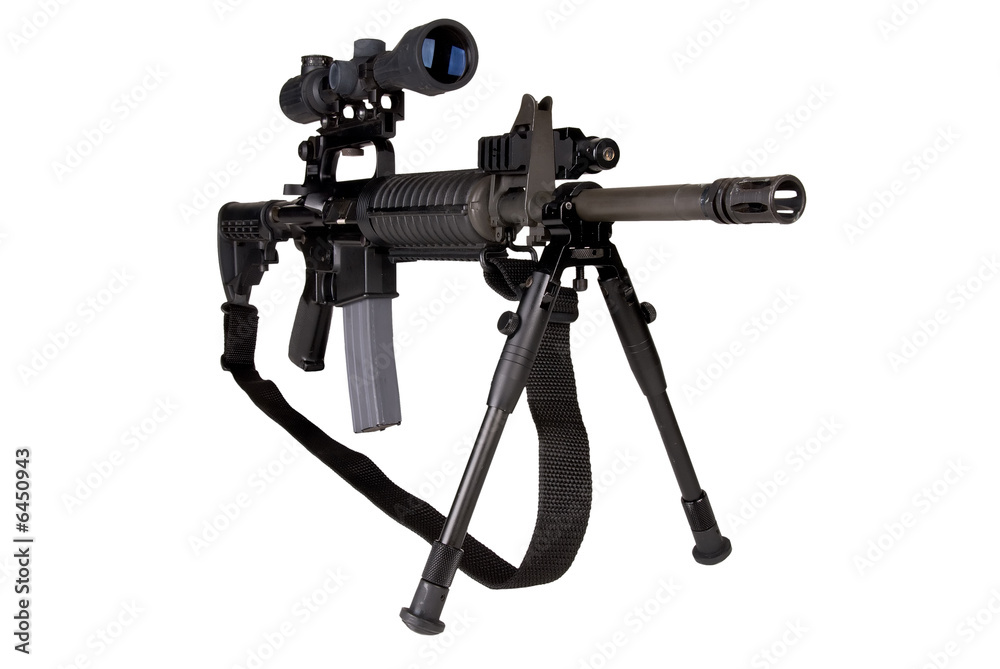 Machine gun isolated over a white background Machine gun isolated over a white background