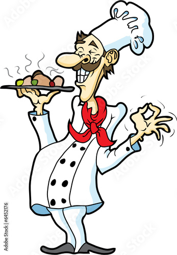 Chef with Dish