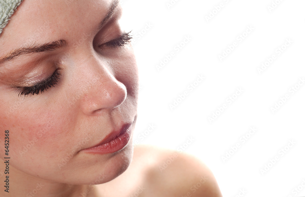 Obraz premium beautiful woman posing for a beauty concept