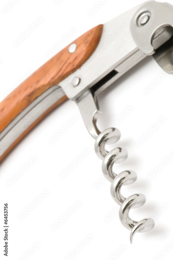 object on white: tools - fold corkscrew object on white: tools - fold corkscrew