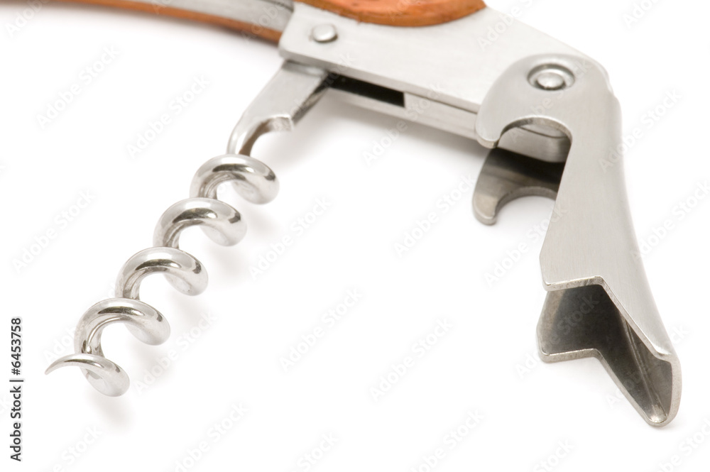 object on white: tools - fold corkscrew object on white: tools - fold corkscrew