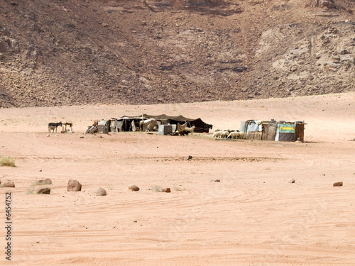 bedouin home in Wadi Rum