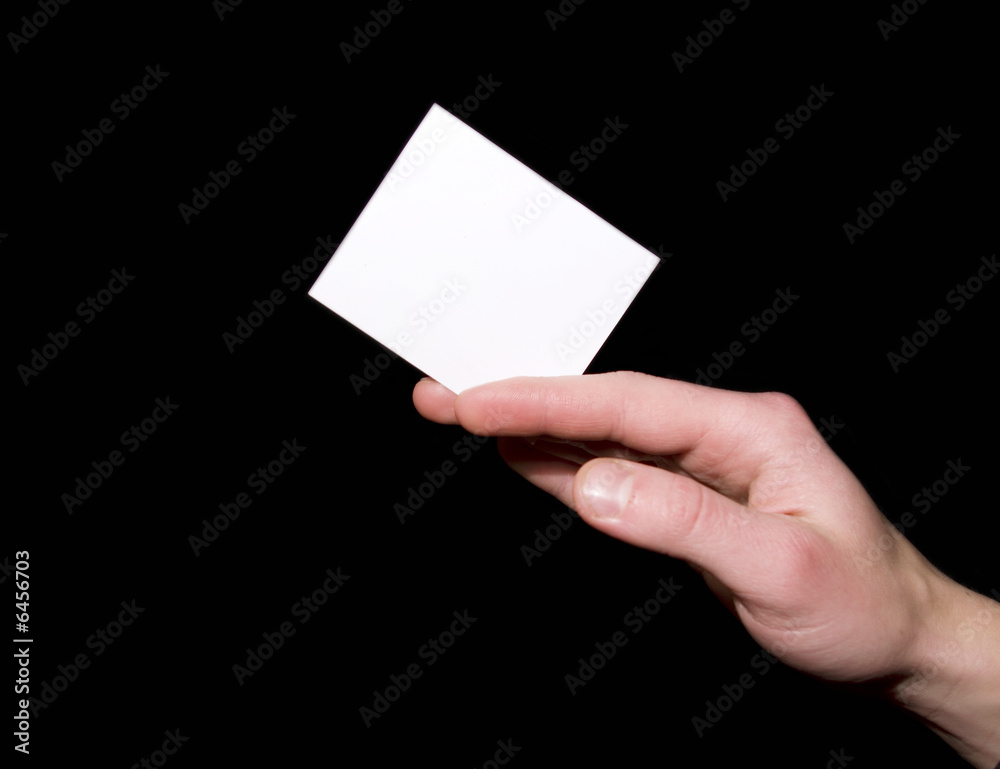Blank card Blank card