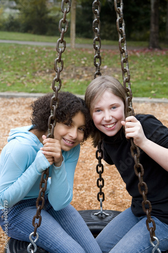 Diverse Friends at the Park