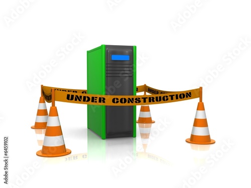 green server under construction