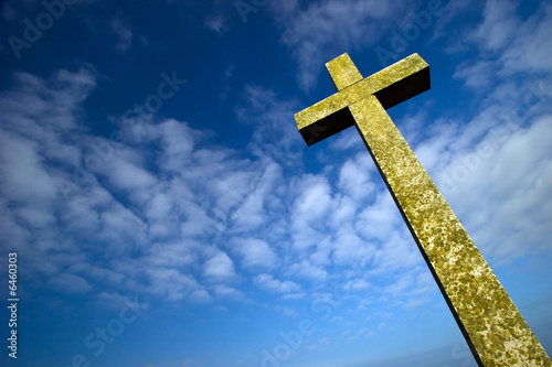 Canvastavla croix crucifix chrétien religion ciel catholique nuage dieu