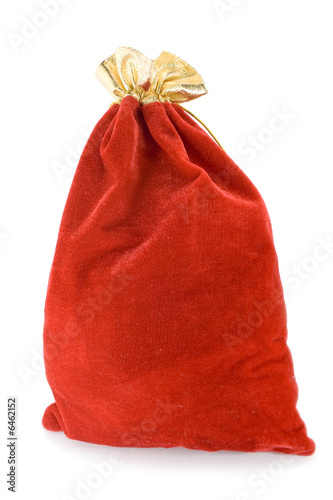 Christmas bag with present