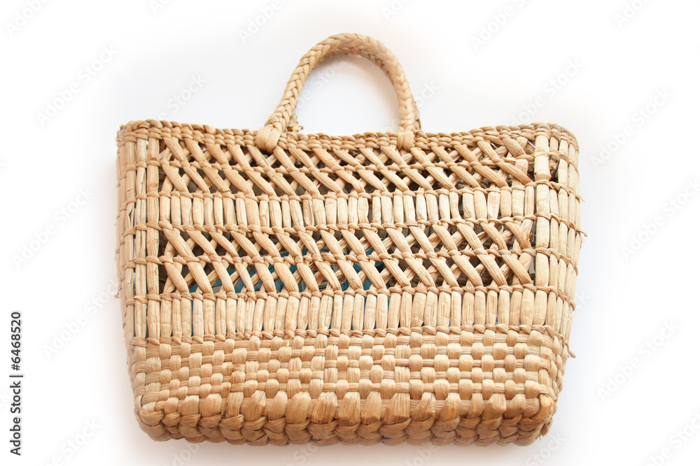 Bag from straw