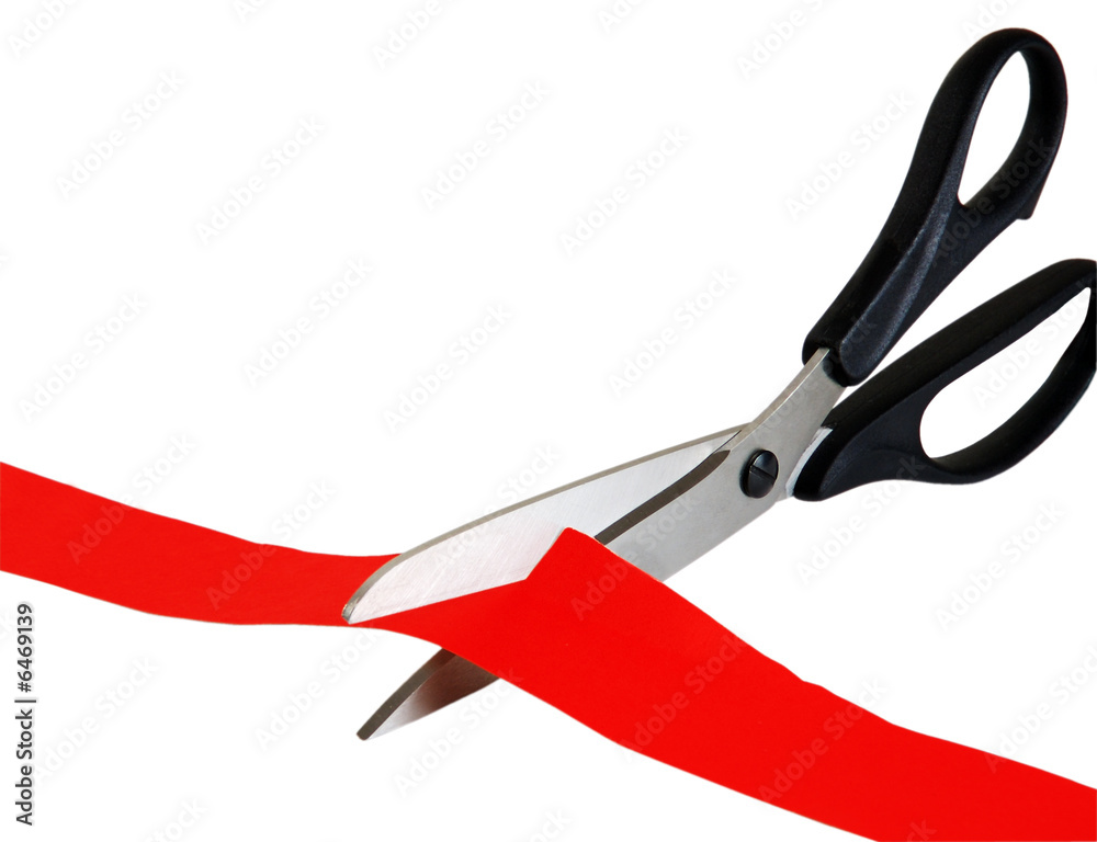 scissors on a white background scissors on a white background