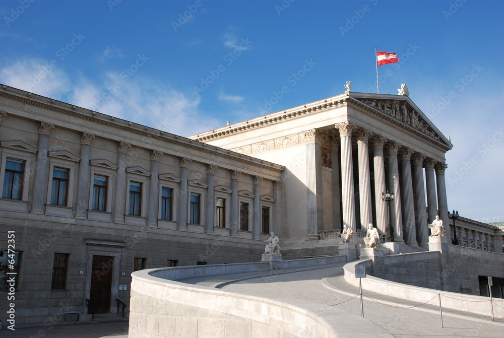 Obraz premium parlament in wien