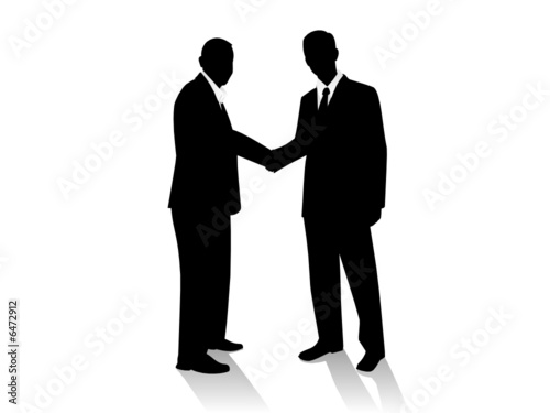 Businessman handshake