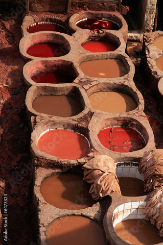 Tannery in Fez, Morocco