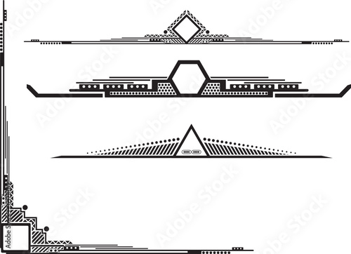art deco corner twiddle