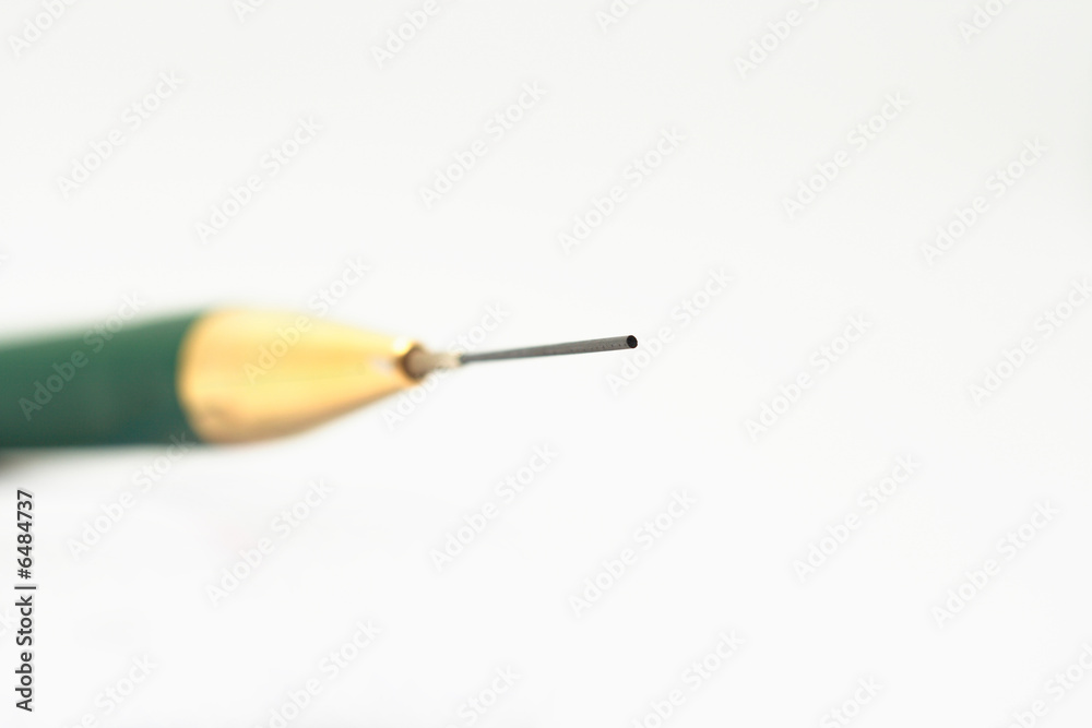 Fototapeta premium Mechanical green pencil