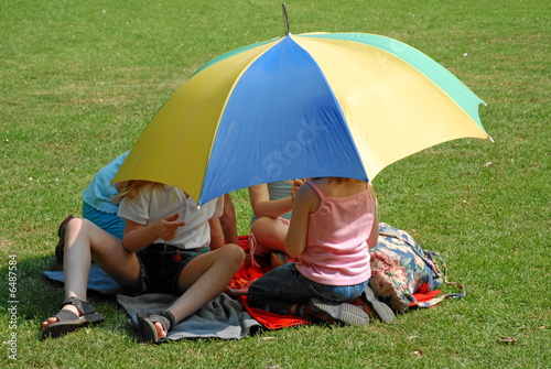 Tableau sur toile Sonnenschutz