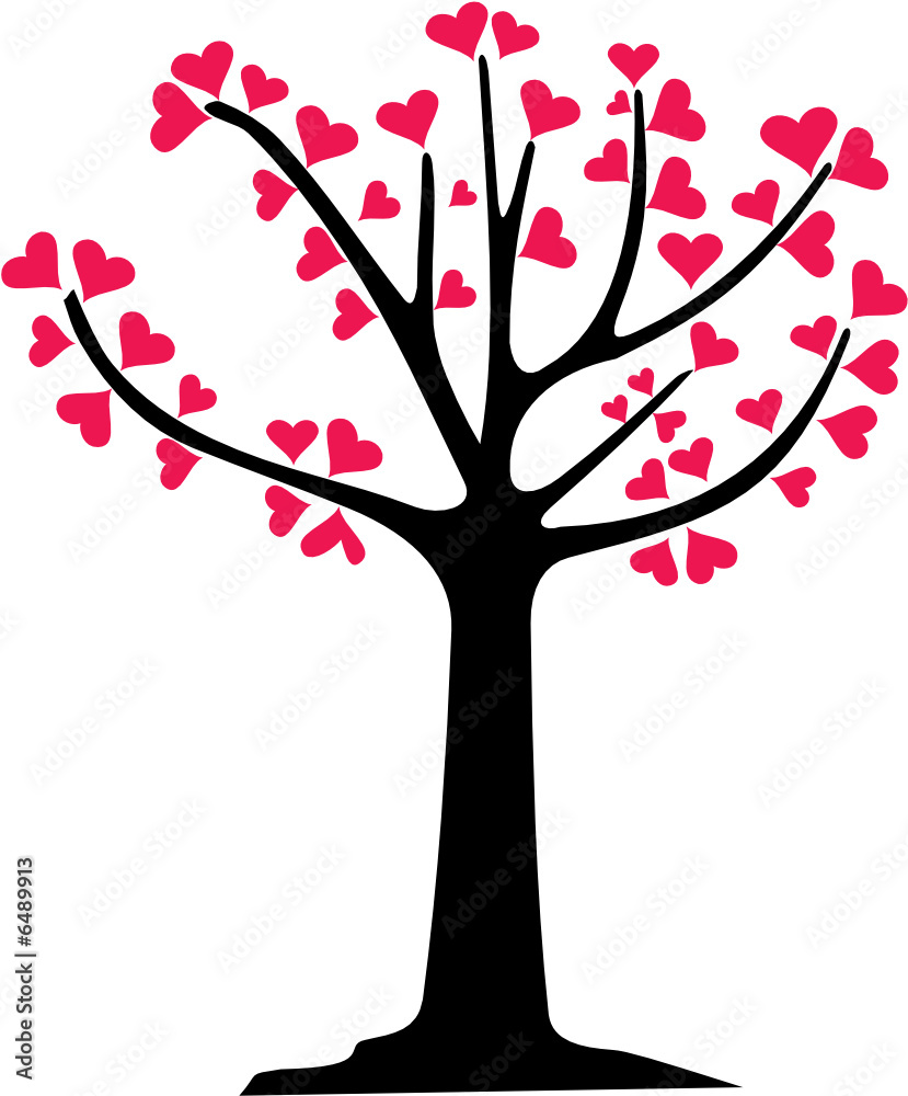 Fototapeta premium ARBRE DE COEURS