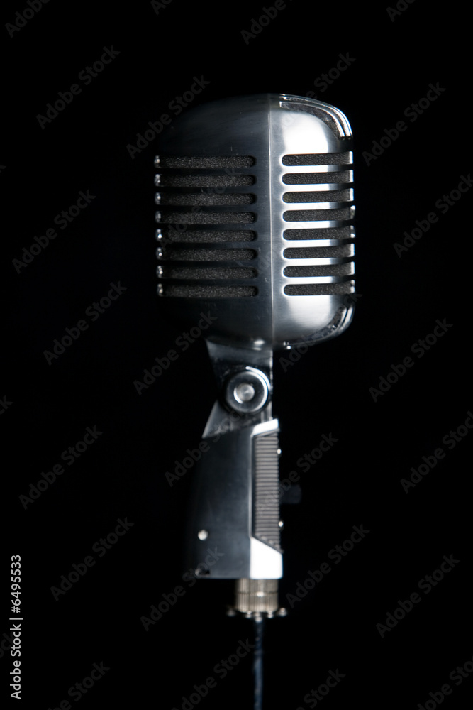 Fototapeta premium Old fashioned microphone