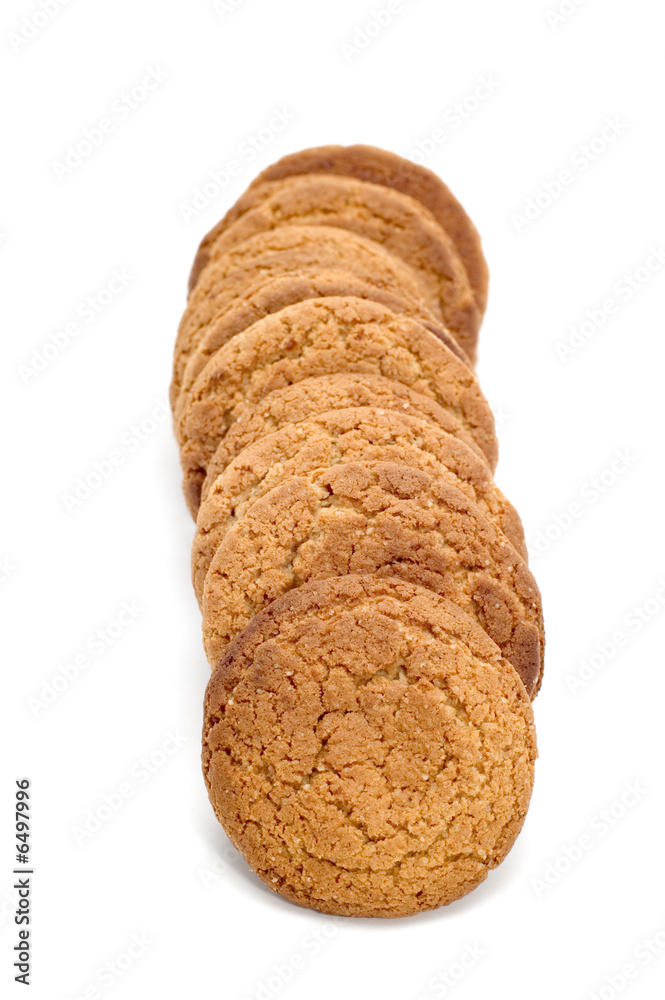 oat pastry on white oat pastry on white
