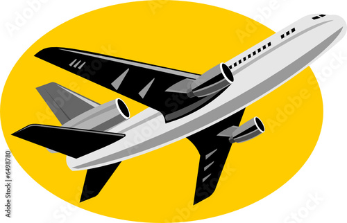 Airplane taking off