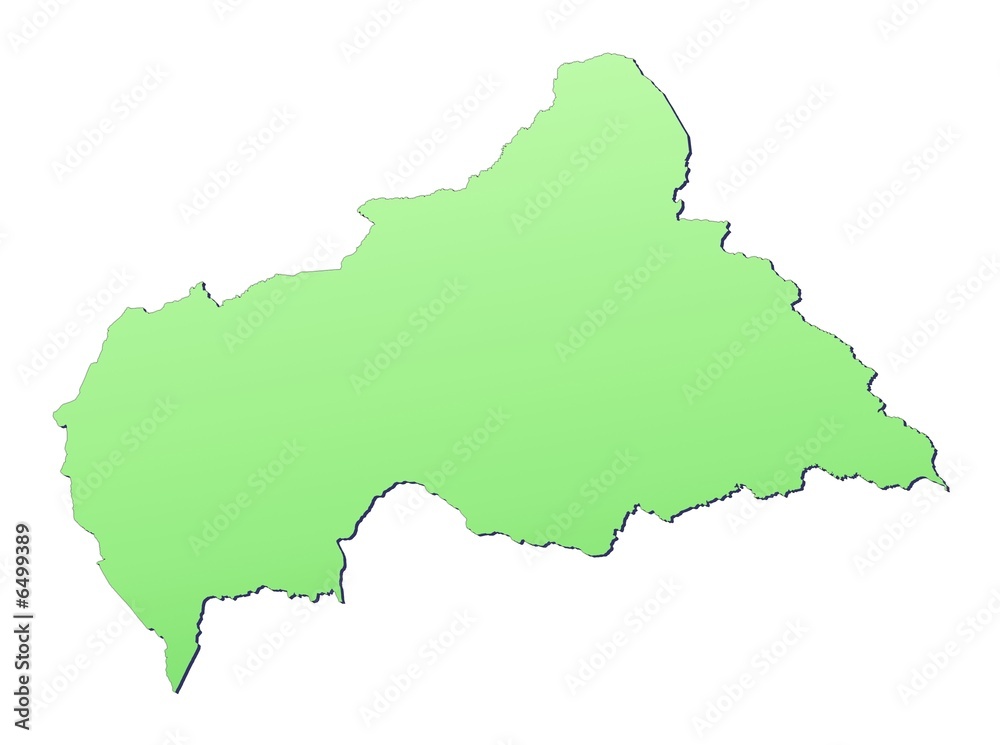 Central African Republic map Central African Republic map