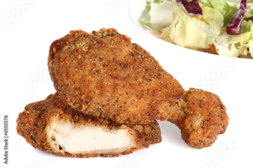 southern fried chicken drumsticks and thighs crispy golden
