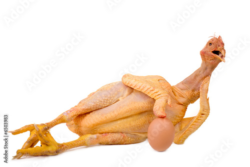nude chicken and egg
