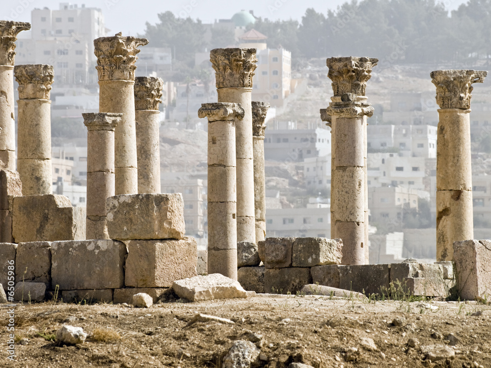 Fototapeta premium Decumanus, Jerash,