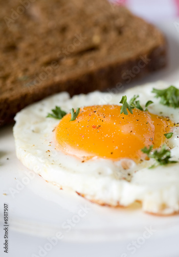 Delicious fried egg
