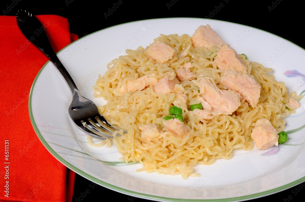 Chicken and Noodles. Chicken and Noodles.