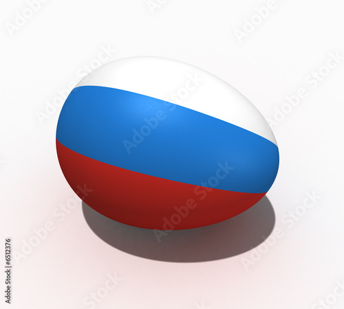 Free Download Easter egg with figure of a flag of Russia - GFXLoad