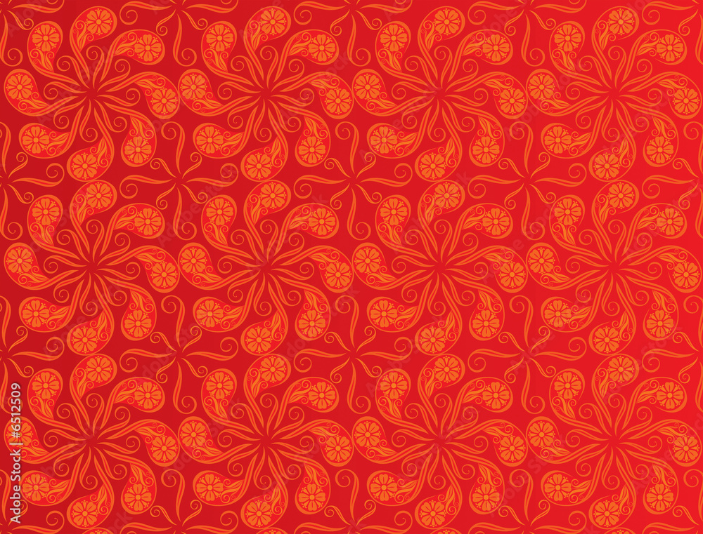 red color pattern design