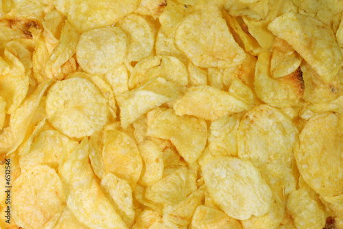 Potatoe chips background