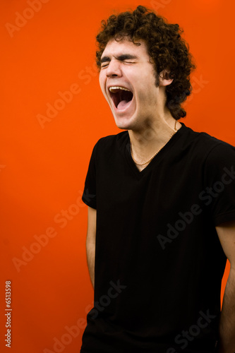 screaming guy