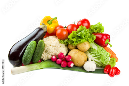 Set of tasty vegetables