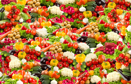 Colorful vegetable background in high resolution
