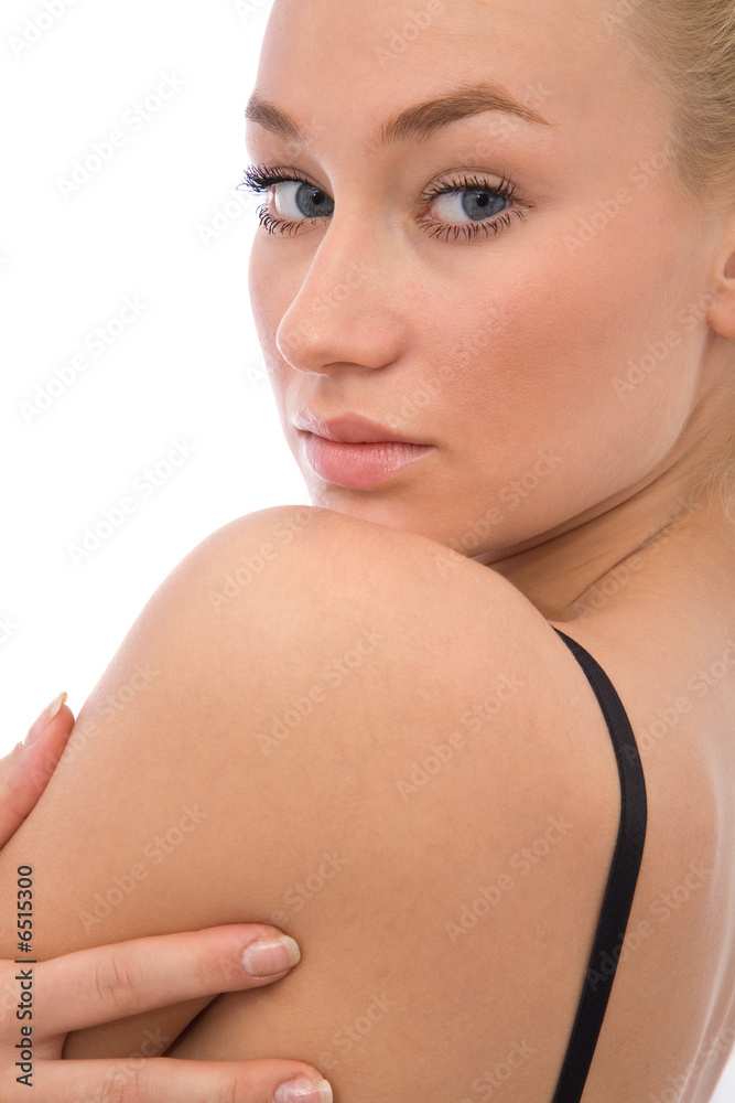 Naklejka premium beautiful face