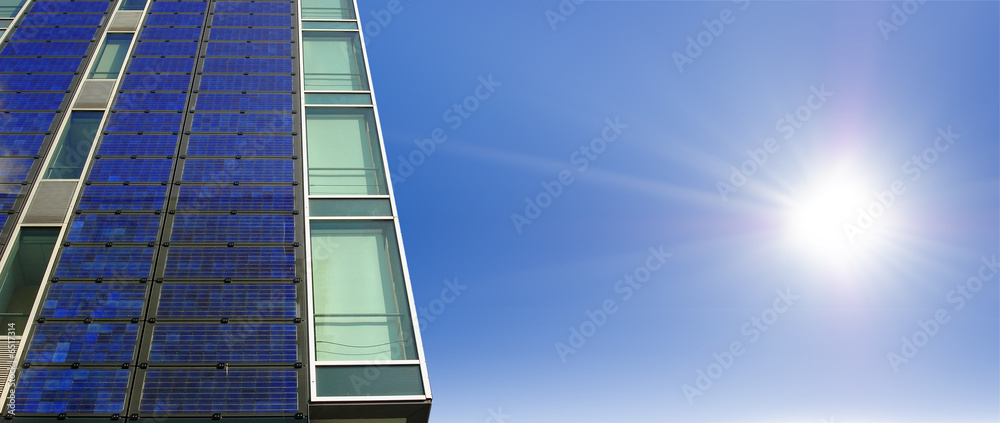 Obraz premium Solarfassade