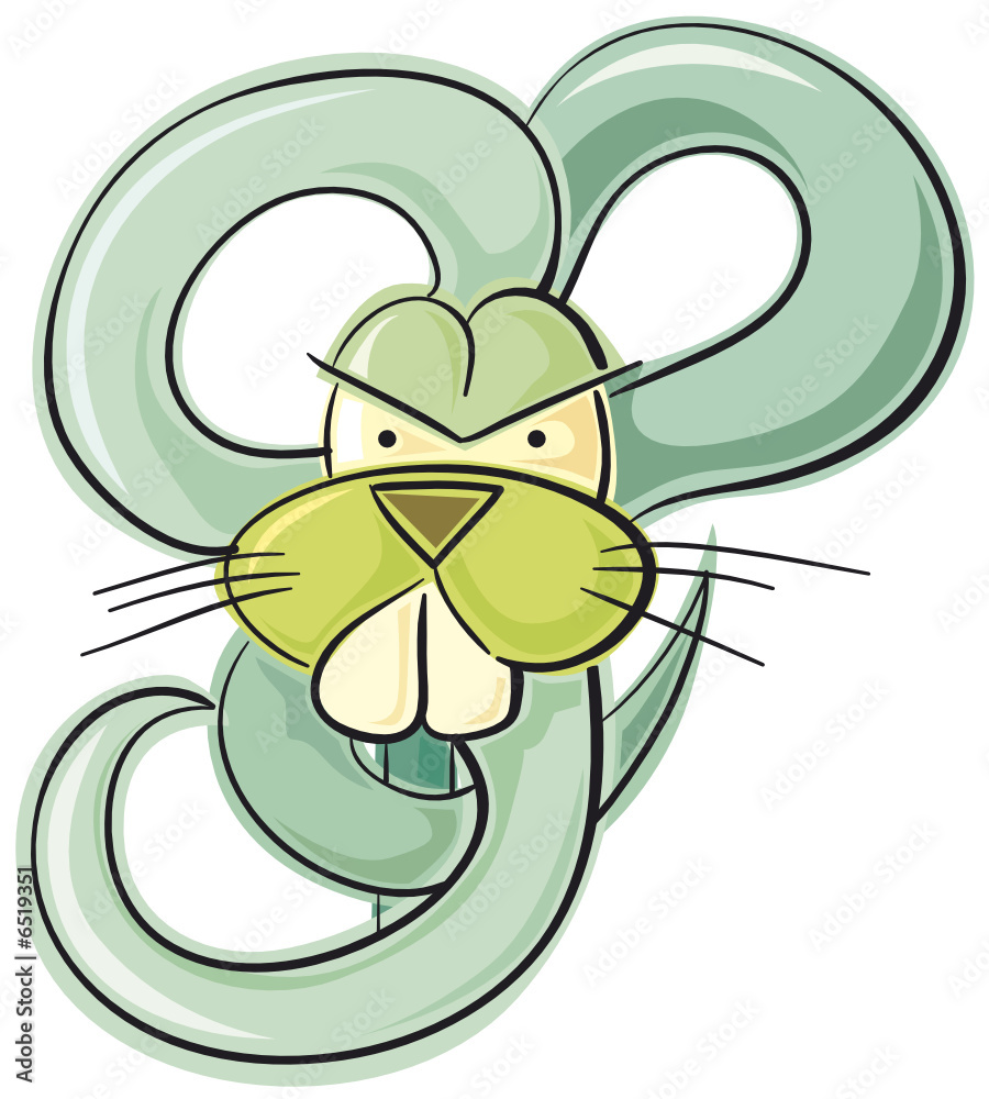 Obraz premium Green Bunny