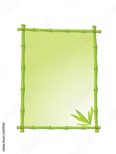 Bamboo picture frame