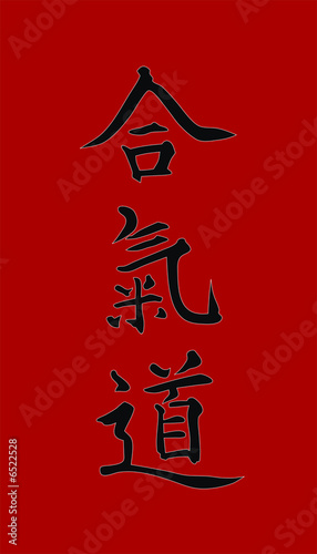 Картината върху платно Aikido