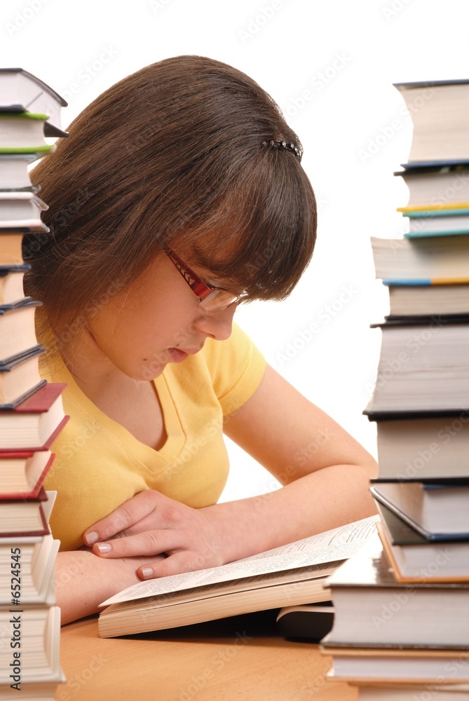 Girl in Library Girl in Library