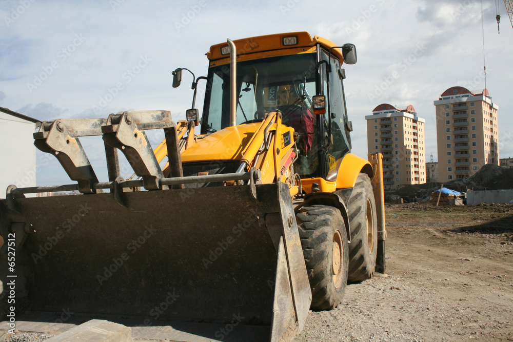 Fototapeta premium Excavator