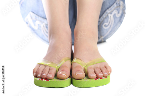 Obraz na płótnie holiday feet