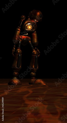 robot power down